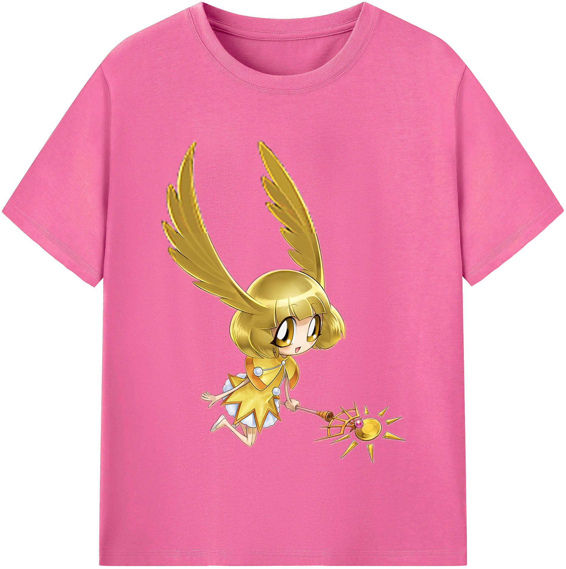 （画像用） 遊☆戯☆王 Yu-Gi-Oh! レディースカジュアルプリントTシャツ（綿100％）